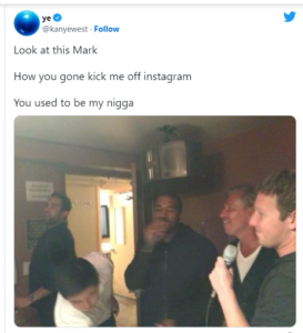 kanye west mark zuckerberg